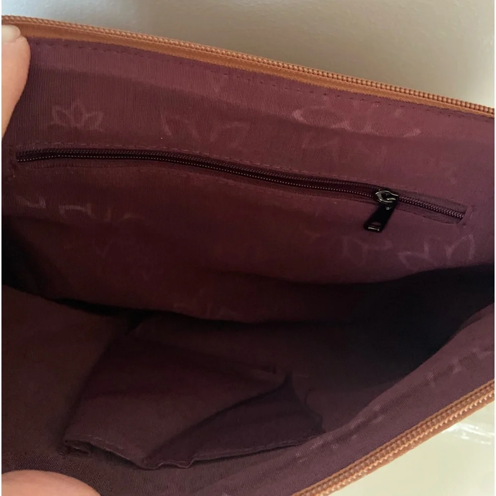 NWT  Dudlin Ladies Clutch/ Shoulder Bag Brown